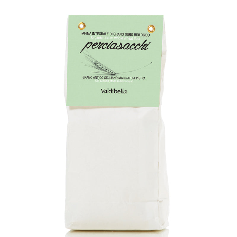 Perciasacchi -Farina biologica integrale di grano duro biologico- Valdibella